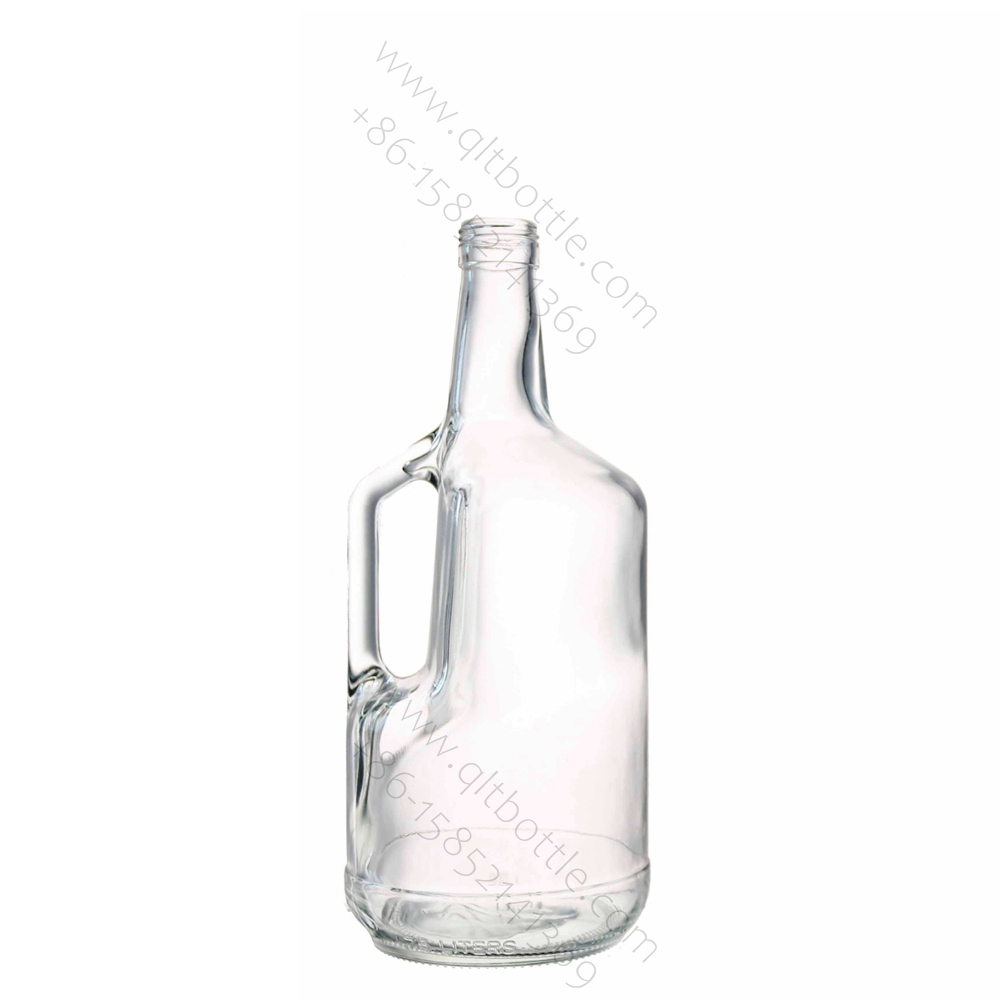 1.75L Big Spirit Glass Bottle with Handle Featured Image