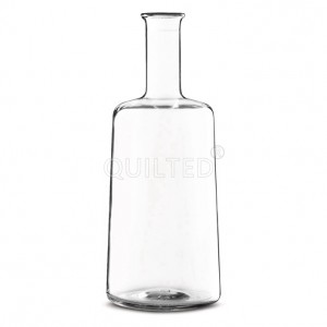 Cheap 500 ml amber or clear liquor glass gin bottle