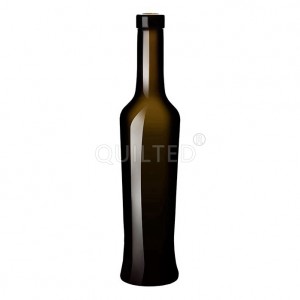 China Wholesale 750ml Liquor Bottles Factories Pricelist- Design round 500 ml amber liquor spirit glass ging bottle  – QLT