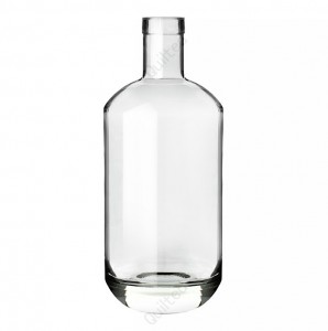 700 ml PACHO clear or amber glass bottle with cork