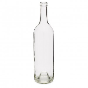 Bordeaux/Claret Dimpled Base Cork Finish Wine Bottles