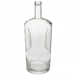 1750 ml Clear Glass Alex Liquor Decanters