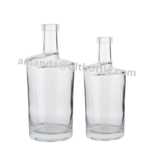 375ml 750ml Clear Glass Liquor Bottles