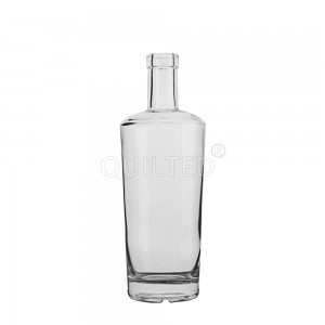 700 ml Round Clear Liquor GLass Vodka Bottle