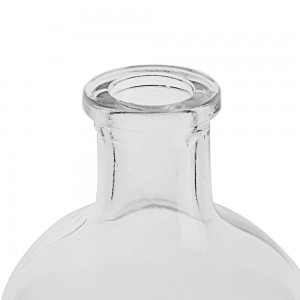 700 ml round liquor glass bottle