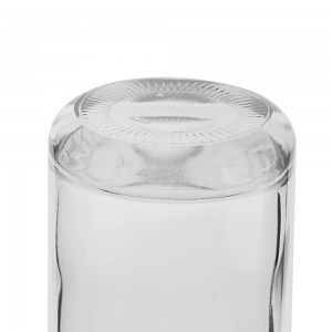 700 ml round liquor glass bottle