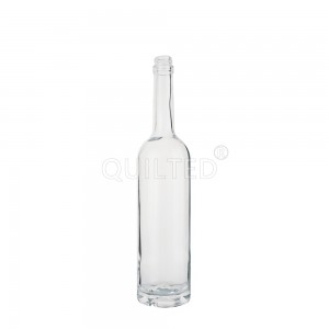 750 ml bulk clear liquor glass wine bottle