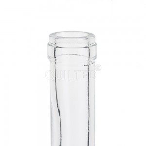 375 ml Hexagonal shape liquor glass brandy bottle