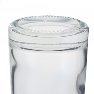 Custom 700 ml round shape liquor bottle with cork