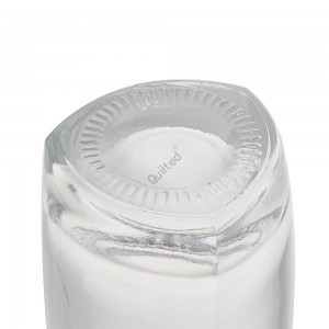 150 ml triangle shape liquor glass vodka bottle