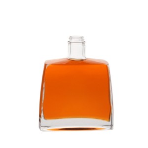 700ml Clear Trapezoidal Liquor Glass Decanters