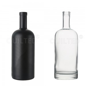 750ml Glass Aspect Liquor Bottles