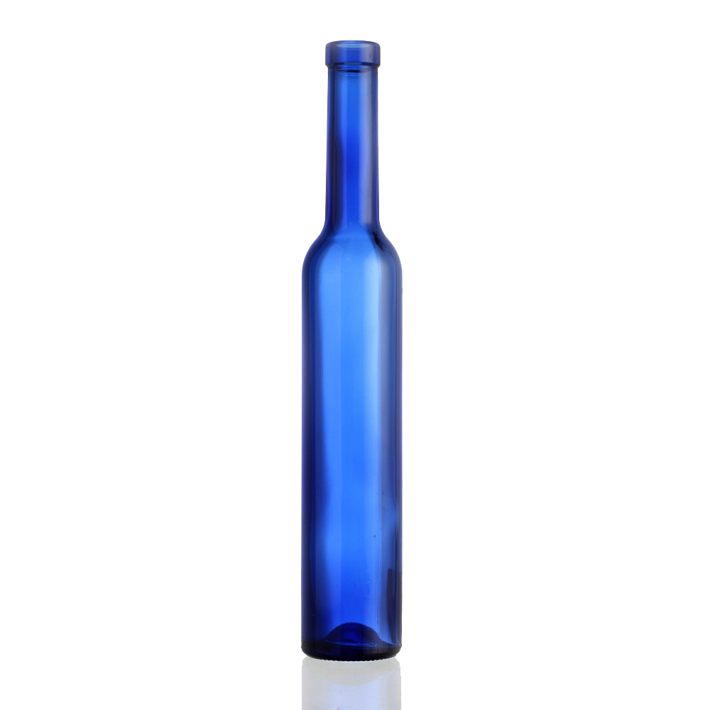 blue wine bottle 
