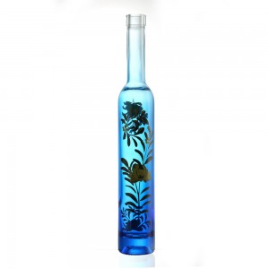 China Wholesale  375 ml ice wine liquor paper transfer glass bottle with cork – QLT