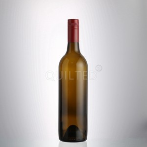 China Wholesale Frosted Glass Wine Bottles 750ml screw cap