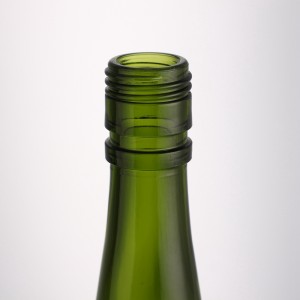 500 ml olive green wine champagne glass bottle
