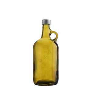 China Wholesale 700ml Wine Bottle Factories Pricelist- 700 ml liquor wine handle glass bottle with screw  – QLT