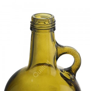 700 ml liquor wine handle glass bottle with screw
