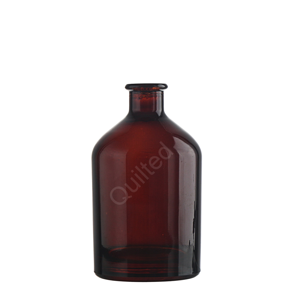 amber glass bottle