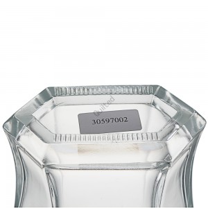 750 ml custom logo liquor glass vodka bottle