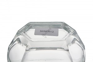 500ml flat round liquor glass whisky bottle