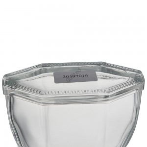 Custom 300 ml flat liquor glass whisky bottle