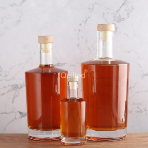 PASSION 100ml 375ml 500ml 750ml Custom Black Matte Liquor Glass Bottles