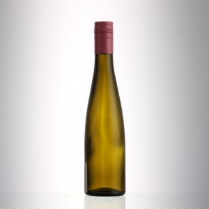 250 ml amber color champagne wine glass bottle