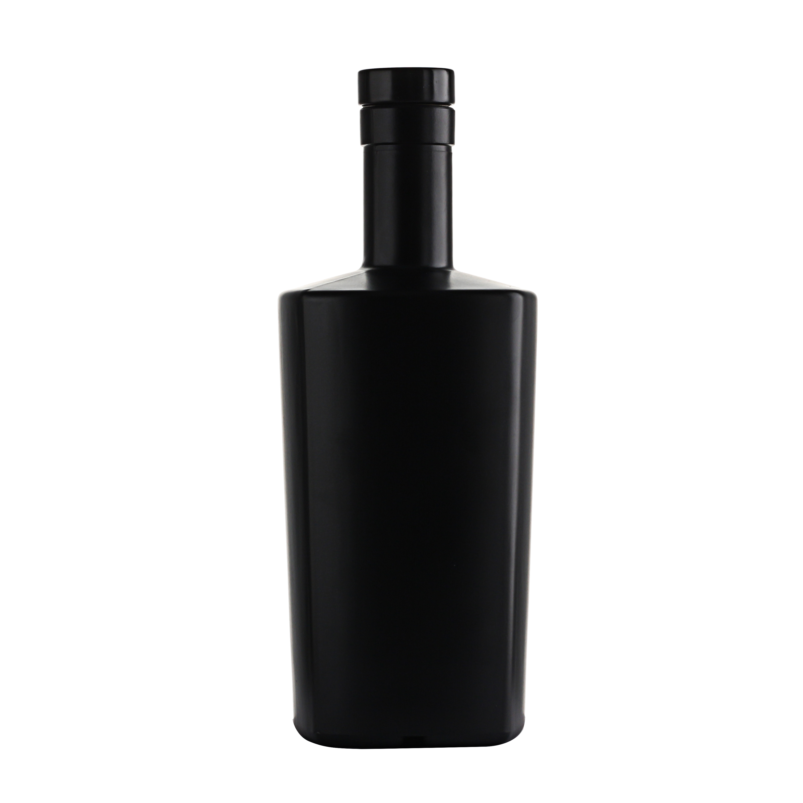 black glass bottle
