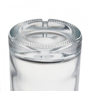 1000 ml high-capacity clear liquor glass gin bottle