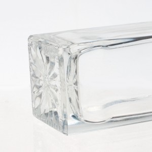 500ml Clear Square Liquor Glass Bottles