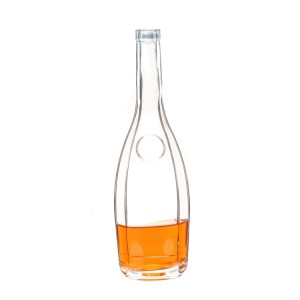 China Gold Supplier for Empty Whiskey Bottles - 700ml Fancy Glass Wine Bottle – QLT