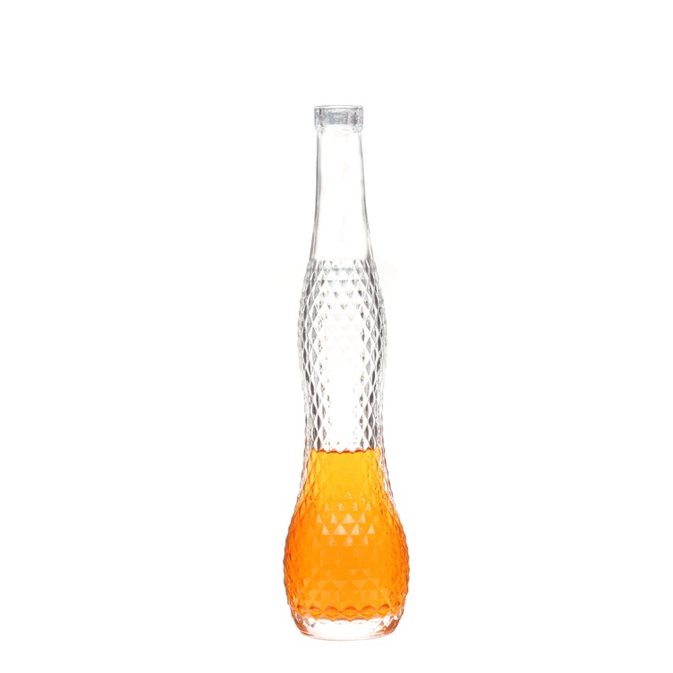 High-Quality Cheap Good Vodka Bottles Factories Pricelist-
375ml Gourd Shape Clear Liquor Glass Bottle – QLT detail pictures