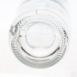 700ml Round Clear Liquor Glass Bottle