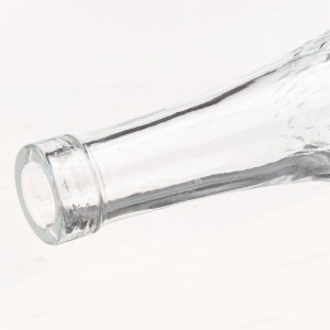 375ml Gourd Shape Clear Liquor Glass Bottle
