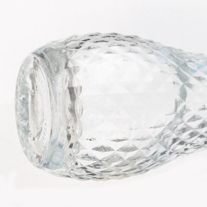 375ml Gourd Shape Clear Liquor Glass Bottle