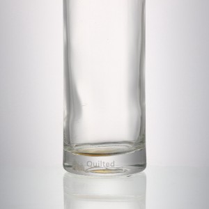 750 ml flat shoulder liuqor glass brandy bottle