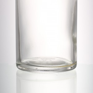 Empty 1000 ml round shape liquor wine bottle