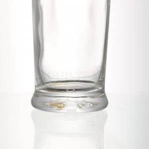 Small capacity 200 ml clear liquor glass gin bottle with screw