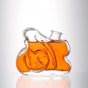 200 ml Rabbit shape liquor glass gin bottle