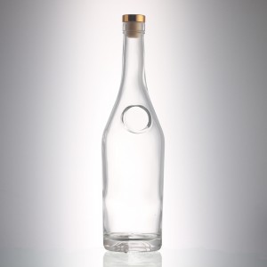 700 liquor logo glass bottle with cork