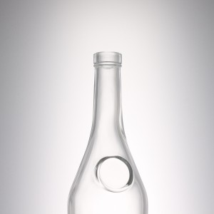 700 liquor logo glass bottle with cork