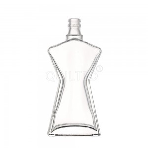 250 ml Pentagram shape clear liquor glass vodka bottle