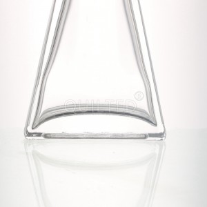 250 ml Pentagram shape clear liquor glass vodka bottle