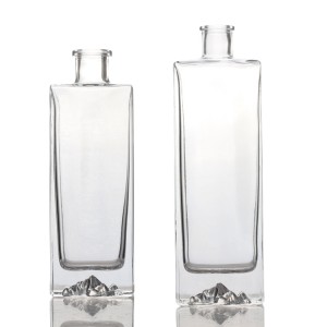 250ml ice berg shape  liquor glass bottles