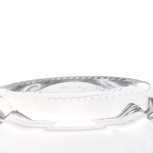 Custom made 750 ml clear glass liquor bottle