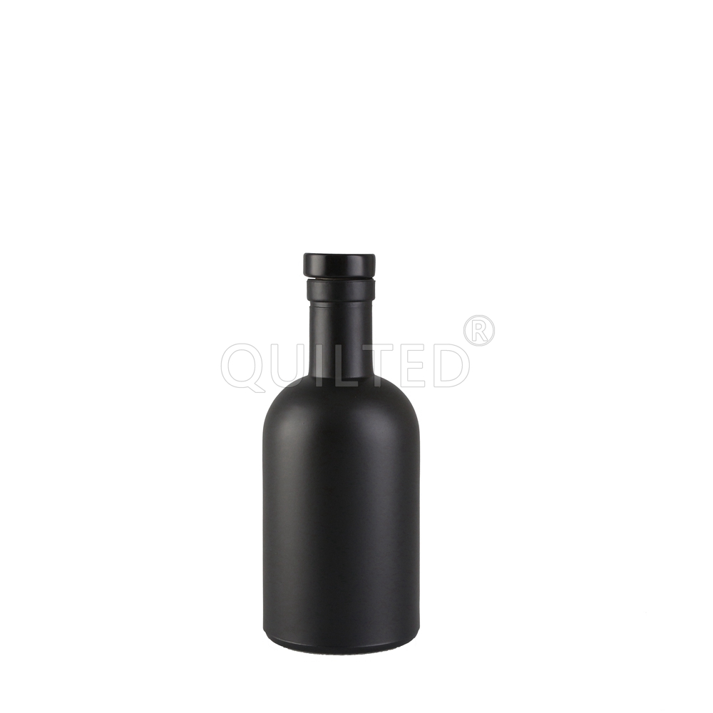black liquor bottle