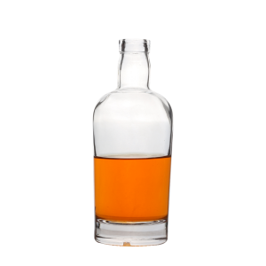700ml Clear Fancy Brandy Glass Bottle