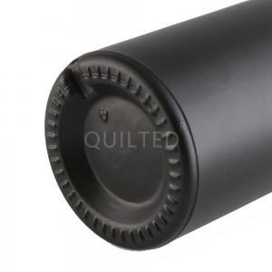 200 ml black round liquor glass vodka bottle