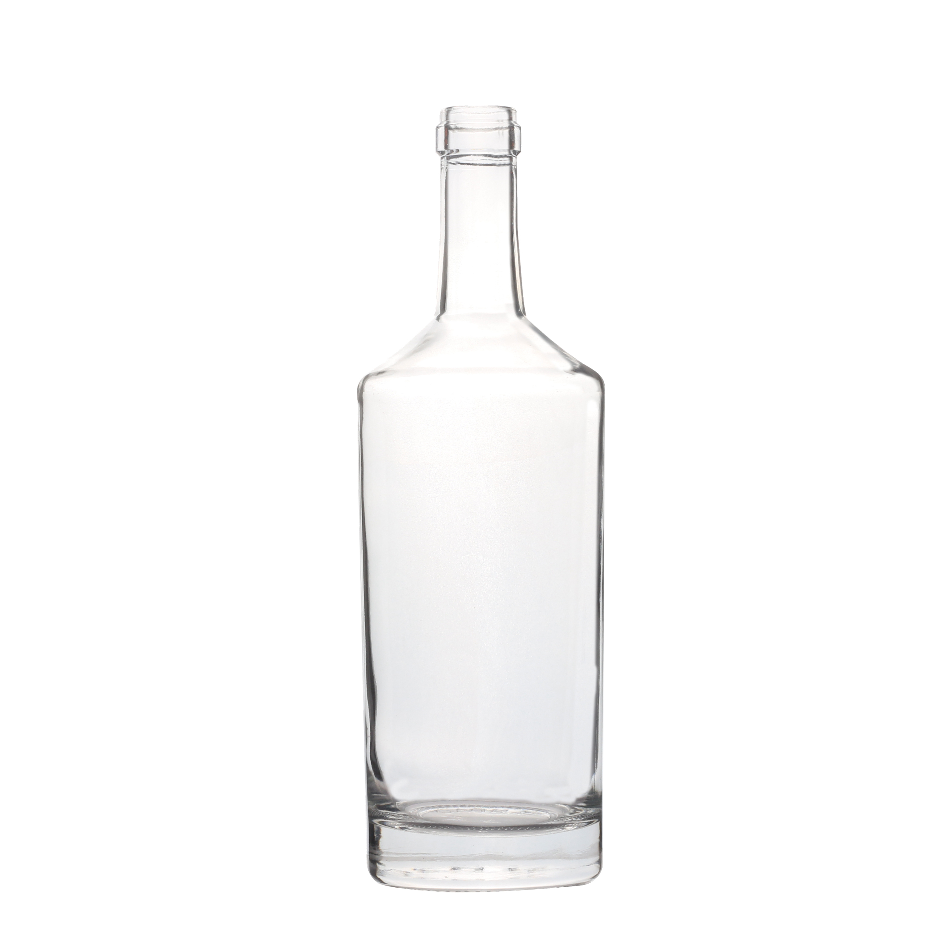 clear liquor bottle 